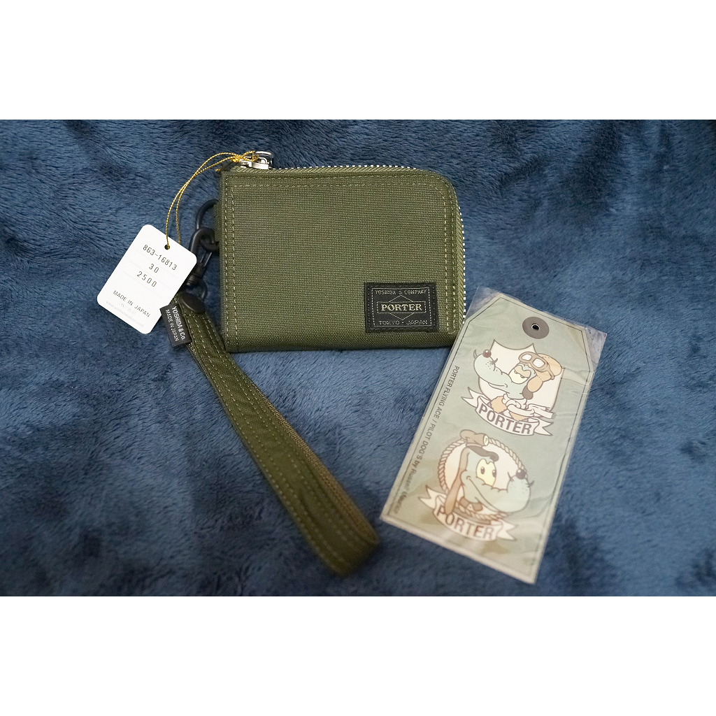 [售] PORTER FLYING ACE WALLET (軍綠) 錢包 863-16813