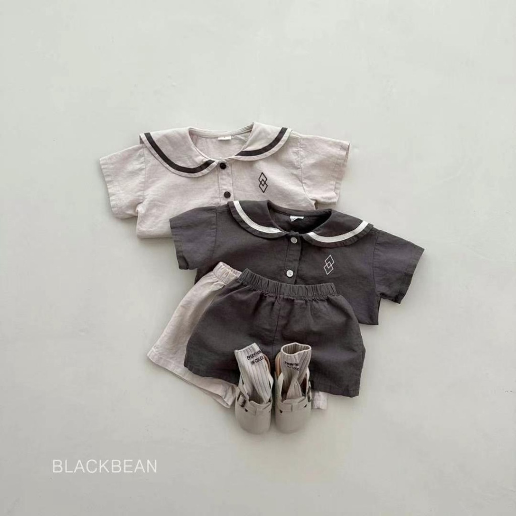 Bonheur🌼|🇰🇷 Blackbean 夏裝 正韓童裝 學院風套裝 男童 女童套裝