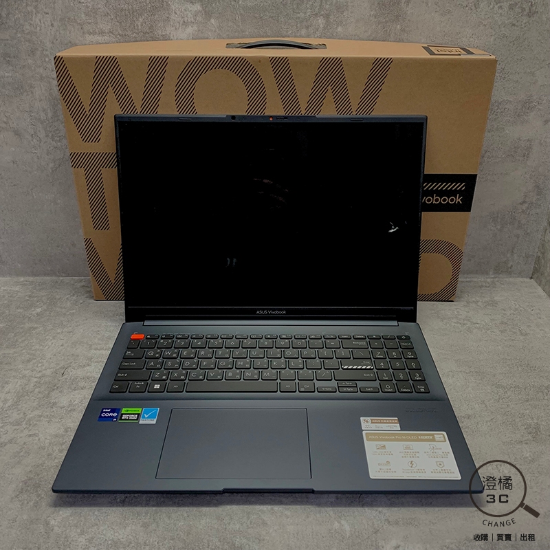 ASUS Vivobook K6602V i9-13900H/16G/RTX4060 OLED 深藍《二手》A68497