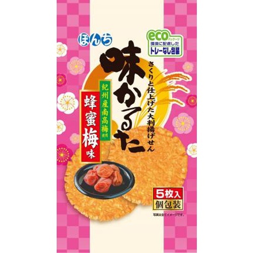 【少爺】日本零食 Bonchi 少爺蜂蜜梅米果(5枚)
