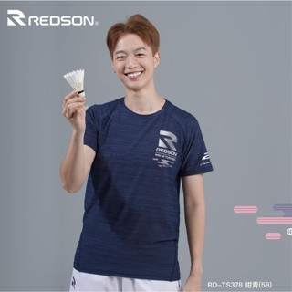 【唯羽生活】REDSON 羽球短袖 吸濕排汗 機能短T 紺青色 上衣 RD-TS378