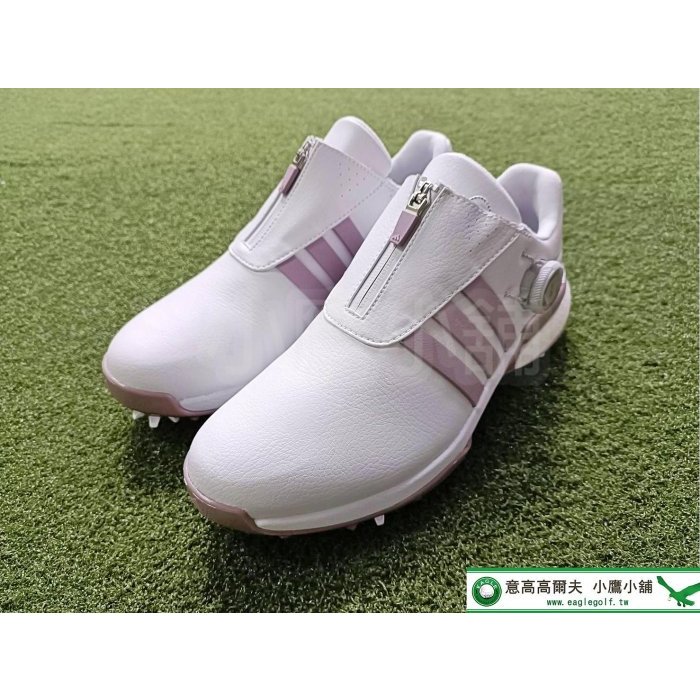 [小鷹小舖] Adidas TOUR360 24 BOA IG8122 高爾夫球鞋 運動鞋 女仕 有釘 防水鞋面 BOA