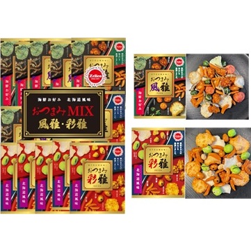 【鈴木榮光堂】日本零食 Zelico 北海之味彩雅綜合餅(14袋)