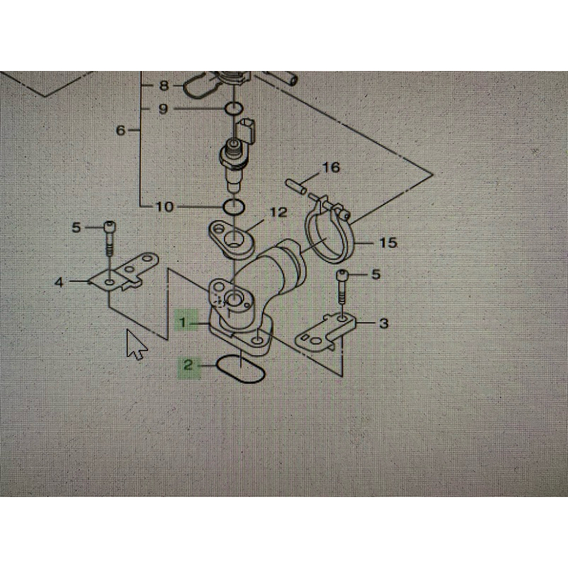 山葉 原廠 force 1.0 岐管 進氣 o環 護油圈