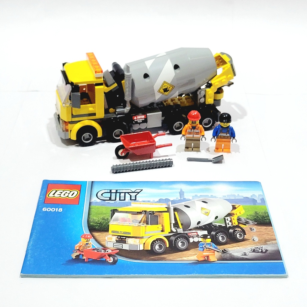 二手 LEGO 樂高 60018 City 城市系列 工程 水泥攪拌車
