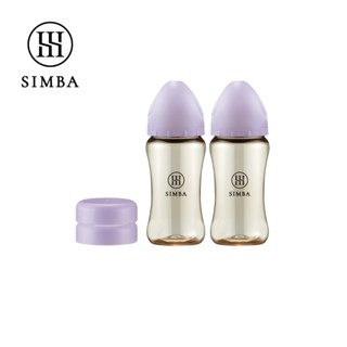 小獅王辛巴 蘊蜜鉑金PPSU寬口奶瓶經典2入組270ml 紫芙