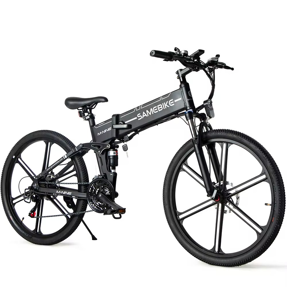 LO26-II折疊電動自行車26吋輪全避震前叉電動自行車