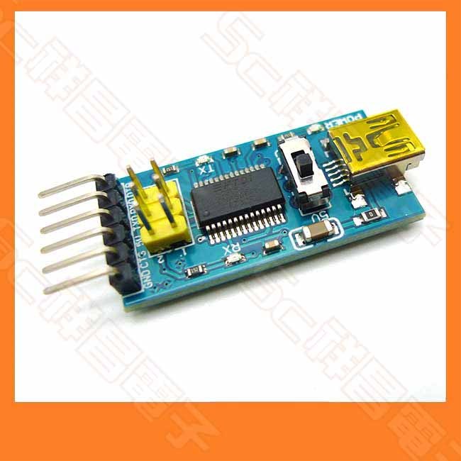 【祥昌電子】USB 轉 TTL UART 模組 FTDI FT232RL 5/3.3v切換 兼容Arduino®