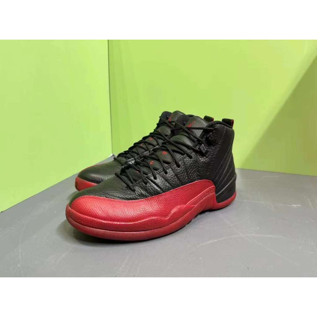 《二手寄賣》Air Jordan 12 黑紅 US10.5 無原盒 鞋況很好