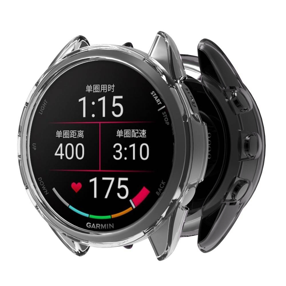 --庫米--GARMIN Forerunner 165/music 超薄TPU軟膠保護套 手錶保護殼