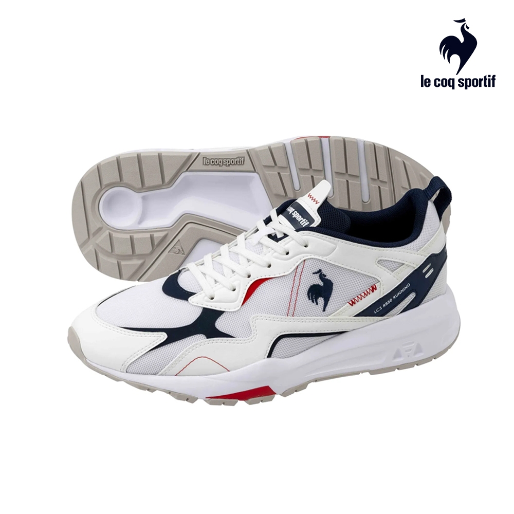 【LE COQ SPORTIF 法國公雞】R888V2慢跑鞋運動鞋-男女款-白色-LJT73203