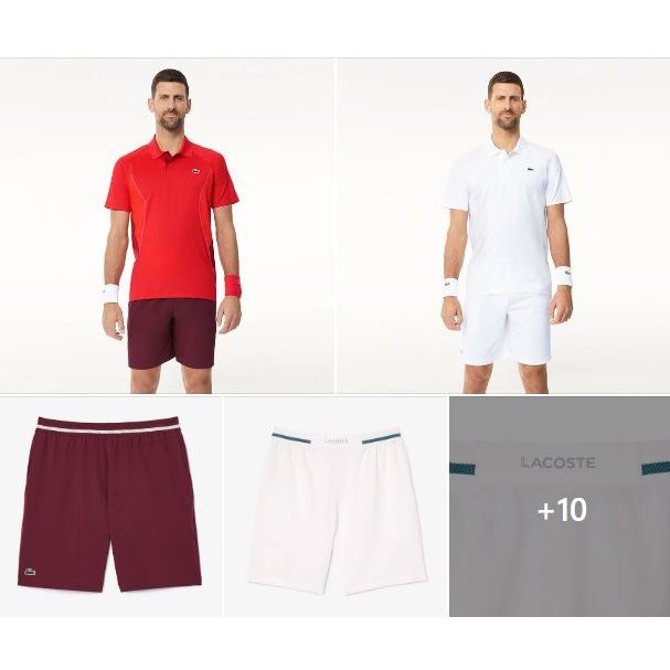 ❤️妞爸&amp;樂媽歐美代購❤️法國精品 LACOSTE TENNIS X NOVAK DJOKOVIC 維奇 聯名款 網球褲