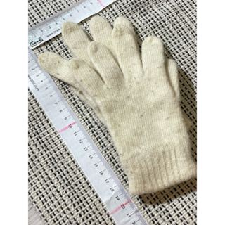 二手 兒童手套 🧤白色起毛球 惜福價#0523