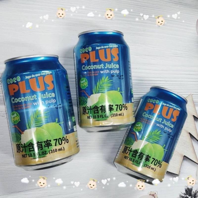 😍【現貨+ 免運】😍～泰國原裝進口 COCO Plus 香水 椰子汁(含果粒)310ml 這是我家人最愛的椰子品牌