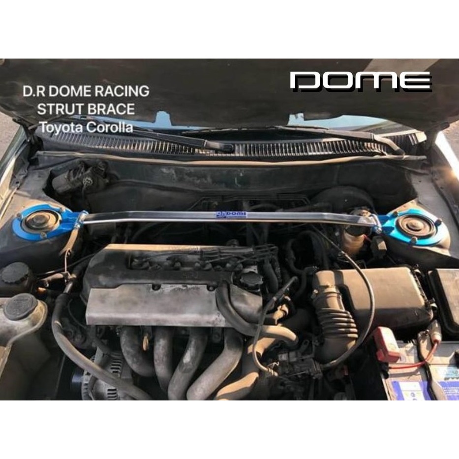 【整備區】DOME RACING TOYOTA 98+ COROLLA 引擎室拉桿 高強度鋁合金 平衡桿 前上拉 LLA