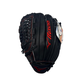 【超取免運】MIZUNO 少年用 左投 棒球手套 約11吋 密網檔 投手 黑x紅線 1AJGY29920 0962H