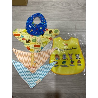 二手 口水巾 全新 三角形 全部一起賣 寶寶口水巾 寶寶圍兜