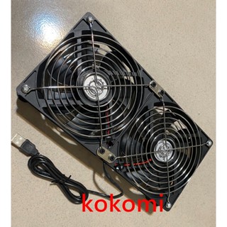 現貨 路由器 散熱 風扇架 12CM 5V USB 機上盒 光纖 安博 小米 WIFI AC 第四臺 適用 雙滾珠軸承