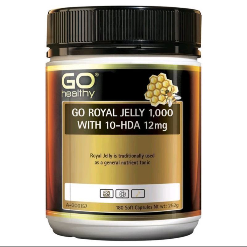 GO Healthy 高之源蜂王漿 1000mg 含10-HDA 12mg 180粒膠囊