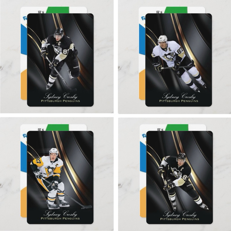 NHL 冰上曲棍球 企鵝隊超級球星Sydney Crosby悠遊卡(實體悠遊卡)：Pittsburgh Penguins
