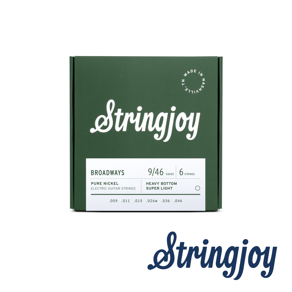 Stringjoy BROADWAYS Pure Nickel 9-46 純鎳 電吉他弦 BR0946 公司貨