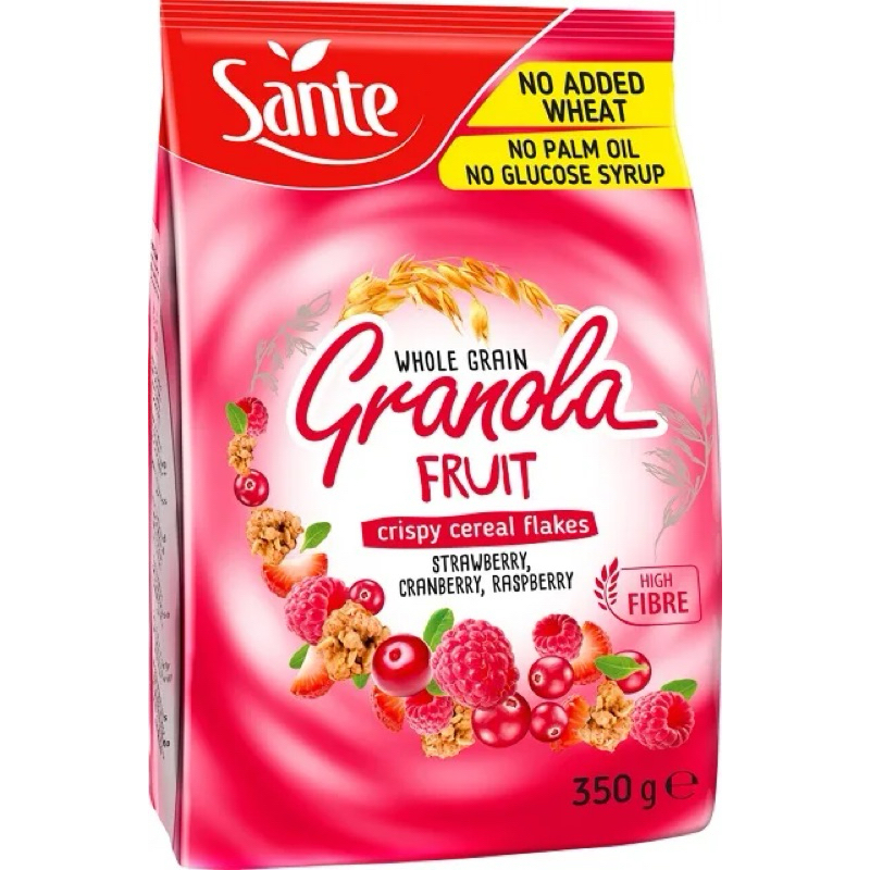 🇵🇱波蘭 SANTE 珊德 granola 脆粒果麥 多果乾 蜂蜜堅果 300g 350g 燕麥 早餐 穀物 穀片 堅果