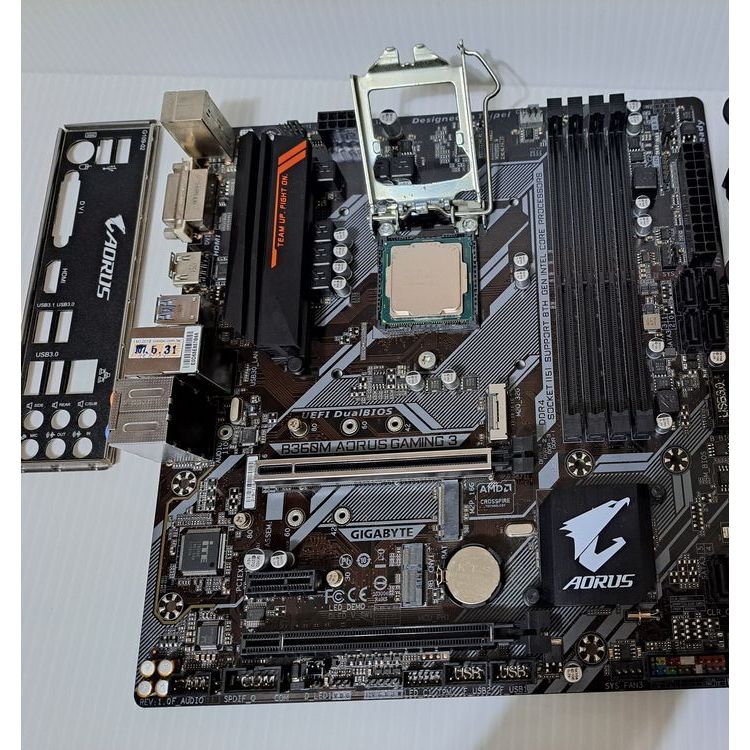 i5-8400 技嘉 B360M AORUS GAMING 3-CF LGA1151  6核心 板U分開販售 拜託看內文