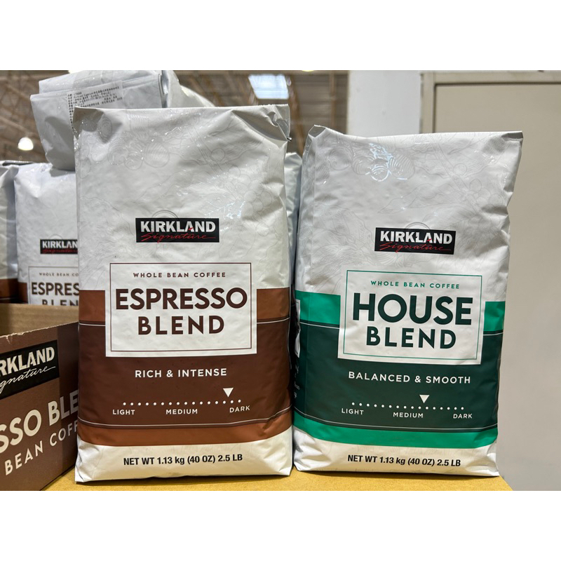 🛍好市多Costco代購（2024年新包裝）KIRKLAND 精選咖啡豆/義式深度烘焙咖啡豆/法式烘焙咖啡豆