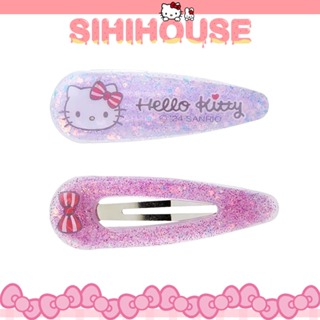 Hello Kitty 糖果色壓克力髮夾 兩入1組 sanrio三麗鷗 髮夾 兒童髮夾 髮飾 夾子 瀏海 現貨 禮物