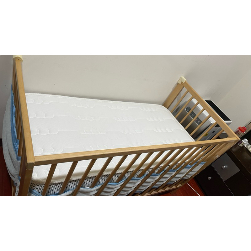 IKEA 嬰兒床架 新生兒 寶寶床墊 床邊床 不含床墊