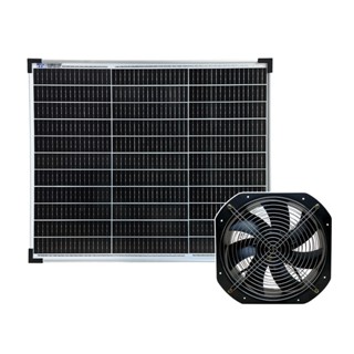【彩虹百貨】太陽能抽風扇 散熱 直流風扇 通風 排煙 排煙機 空氣循環扇 DC風扇 對流風扇 工廠 廠房 強力排風扇