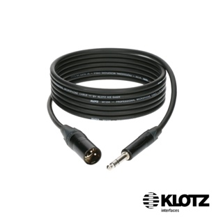 KLOTZ M1 專業麥克風線 黑 (XLR公 - 6.3mm公) Neutrik 1米/3米/5米/10米 公司貨