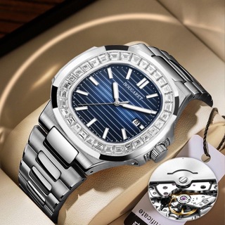 新款布加雷鸚鵡系列手錶男士器自動機械錶 瑞士認證時尚潮流高檔男生手錶 男錶 機械男錶 手錶男 機械錶