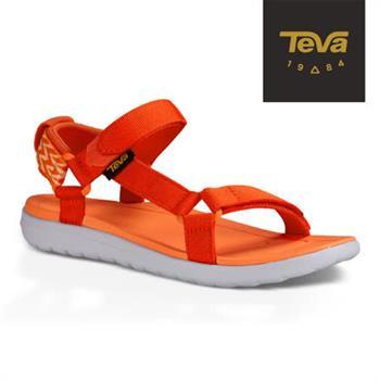 Teva Sanborn Universal 橙 女款輕量織帶涼鞋 6號