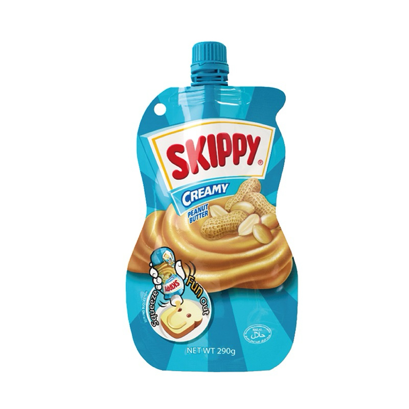 SKIPPY吉比柔滑擠壓瓶花生醬290g克
