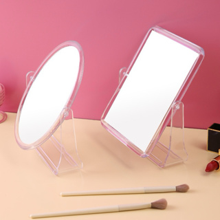 化妝鏡 ins 透明鏡 選轉鏡 小鏡子 方型鏡 圓鏡