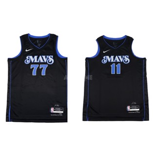 [歐鉉]NIKE NBA DRY MAVERICKS 黑藍 獨行俠 球衣 DX8499-010-012