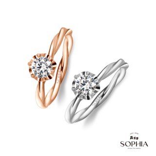 【SOPHIA 蘇菲亞珠寶】黛芙妮 30分 GIA G/SI2 18K金 鑽石戒指