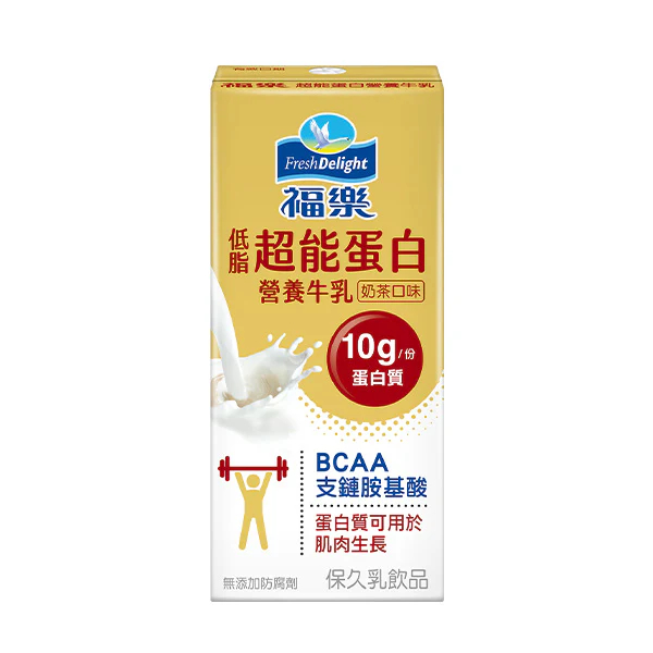 【福樂】超能蛋白營養牛乳奶茶口味200MLx6入/組x4組 早安健康嚴選