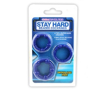 STAY HARD 隱形金剛-猛男入珠 帶珠環 陰莖環 延時環 水晶環 情趣套環 三色環 老二套環 龜頭套