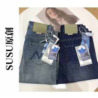 【SUSU原創】高品質！ 2色 彈性 9分褲 男友褲 小腳 法棍褲 牛仔褲 長褲 煙管褲 直筒褲 XS-3XL 316