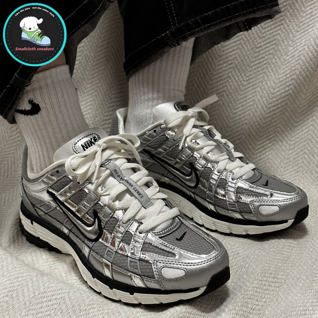 🇯🇵日本連線購入 Nike P-6000 灰銀 橙白 復古老爹鞋休閒鞋 男女 金屬銀 液態金屬 CN0149-001