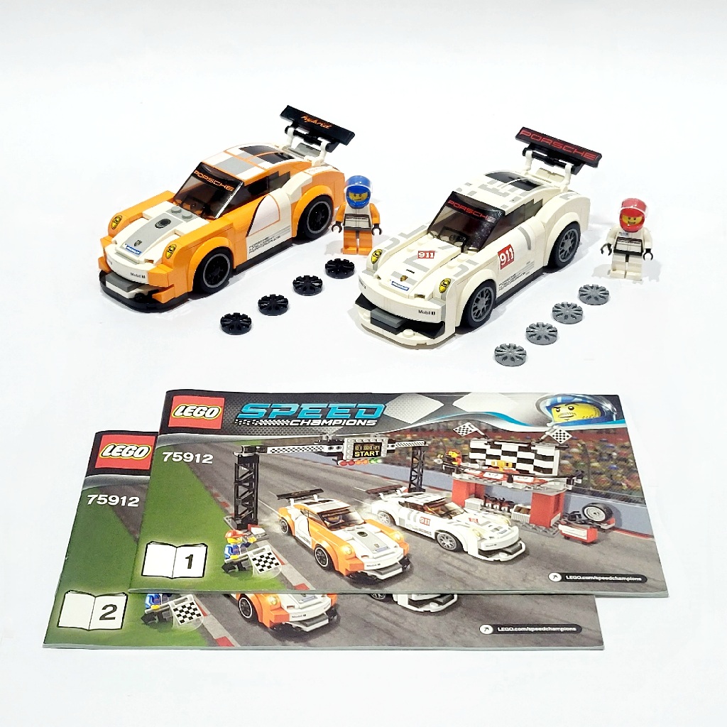 二手 樂高 LEGO 75912 SPEED系列 保時捷 Porsche 911 GT 單售車輛 人偶 無頒獎台場景