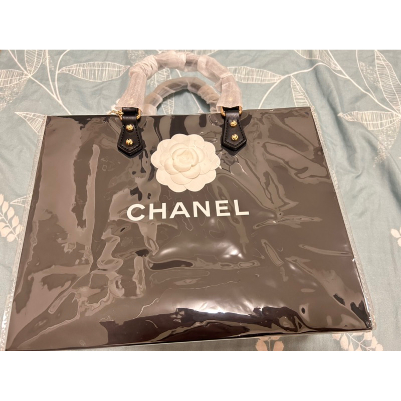 香奈兒chanel經典款 30公分 購物包 改造紙袋包 內外防水材質 Chanel精品紙袋 成品