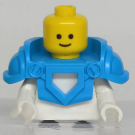 &lt;樂高人偶小舖&gt;正版樂高LEGO 肩甲21 平光銀 藍 城堡 士兵 騎士 單個 人偶配件
