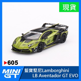 【現貨特價】MINI GT #605 藍寶堅尼 大牛 Aventador GT EVO 1:64 模型車 MINIGT