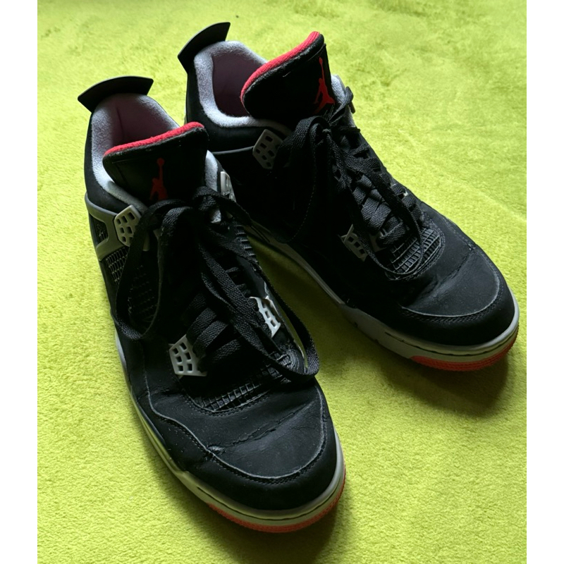 Nike Air Jordan 4 喬登 4代 US11 OG 黑紅 Black red 二手鞋