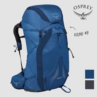 【Osprey 美國】Exos 48 輕量登山背包 男｜健行背包 自助旅行 徒步旅行後背包 Exos48