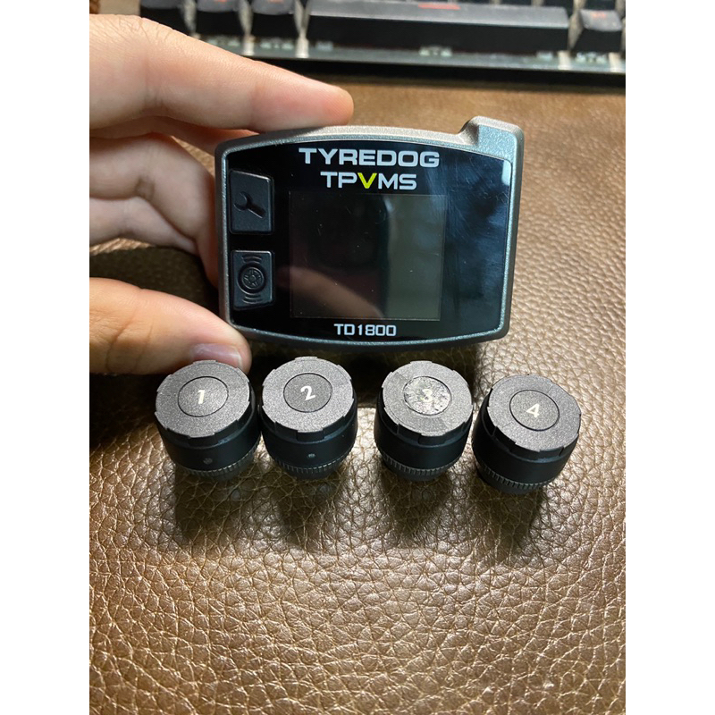 二手tyredog TD-1800 彩色 胎壓計 胎壓偵測器 胎壓監測器 胎壓檢測器