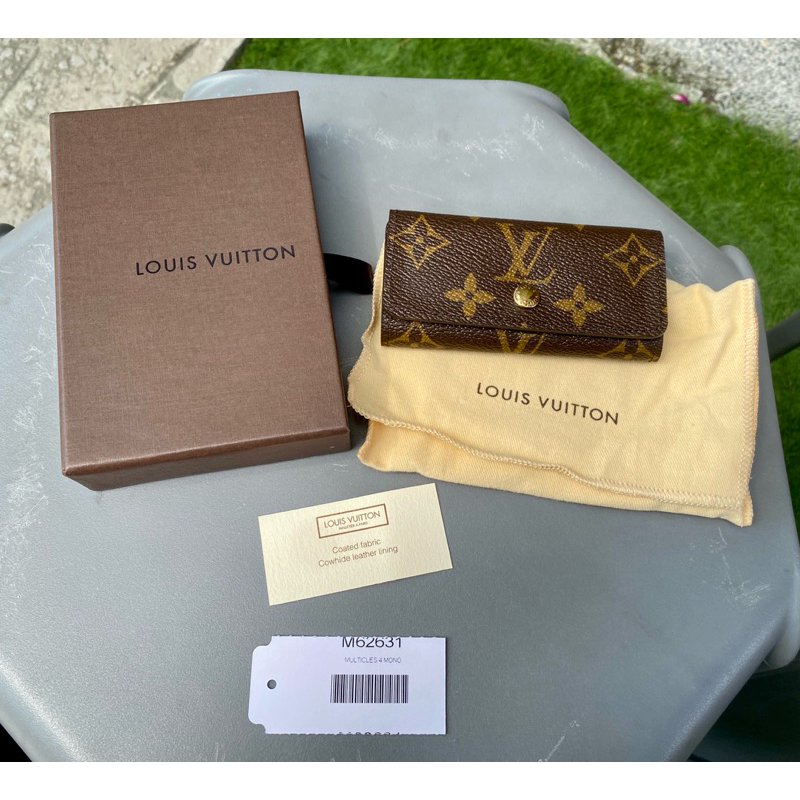 絕版Louis Vuitton LV老花四孔鑰匙包M62631